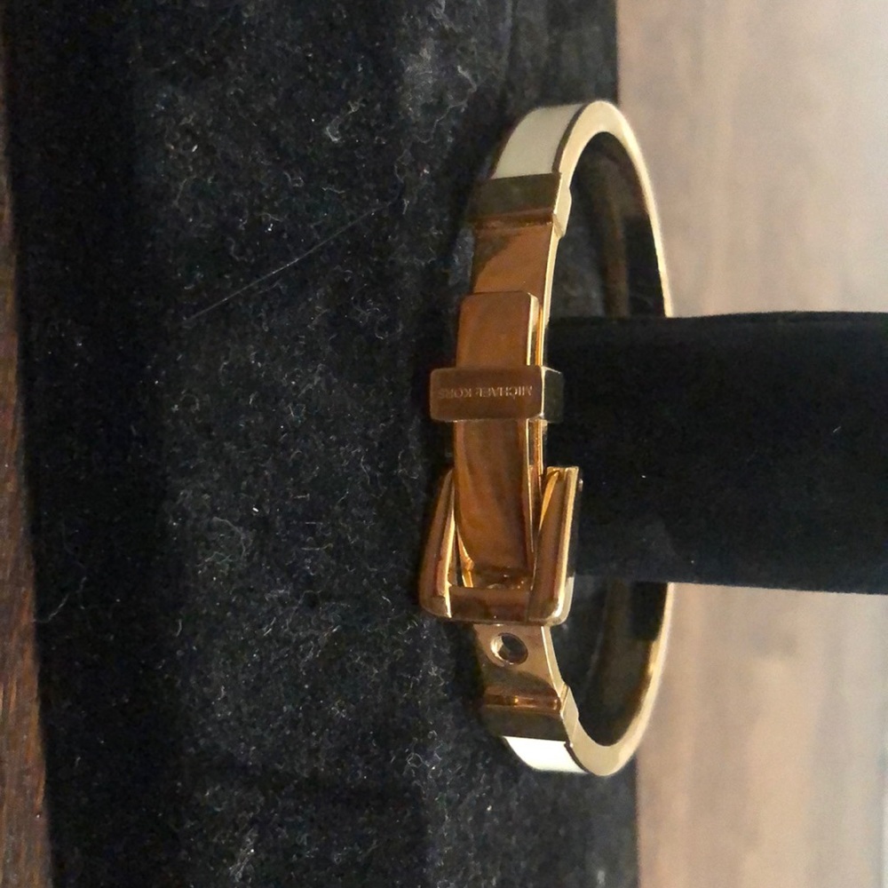 Michael Kors Gold and White Bracelet